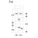 Lamel Eg Fletparket. Zug. Select. Dim. 22 x 200 x 3616 mm. Ubehandlet.