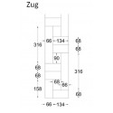 Lamel Eg Fletparket. Zug. Select. Dim. 22 x 200 x 3616 mm. Ubehandlet.