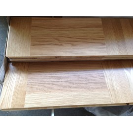 Lamel Eg 3 stav. Hollandsk Mønster. 4 stave på tværs. Liestal. Select. Dim. 22 x 196 x 3048 mm. Natur matlak.