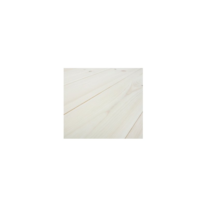 CLASSIC. Massiv Fyr Planker. Økonomi. Dim. 25 x 159 mm. Hvid behandlet.