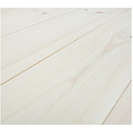 CLASSIC. Massiv Fyr Planker. Standard. Dim. 25 x 159 mm. Hvid behandlet.
