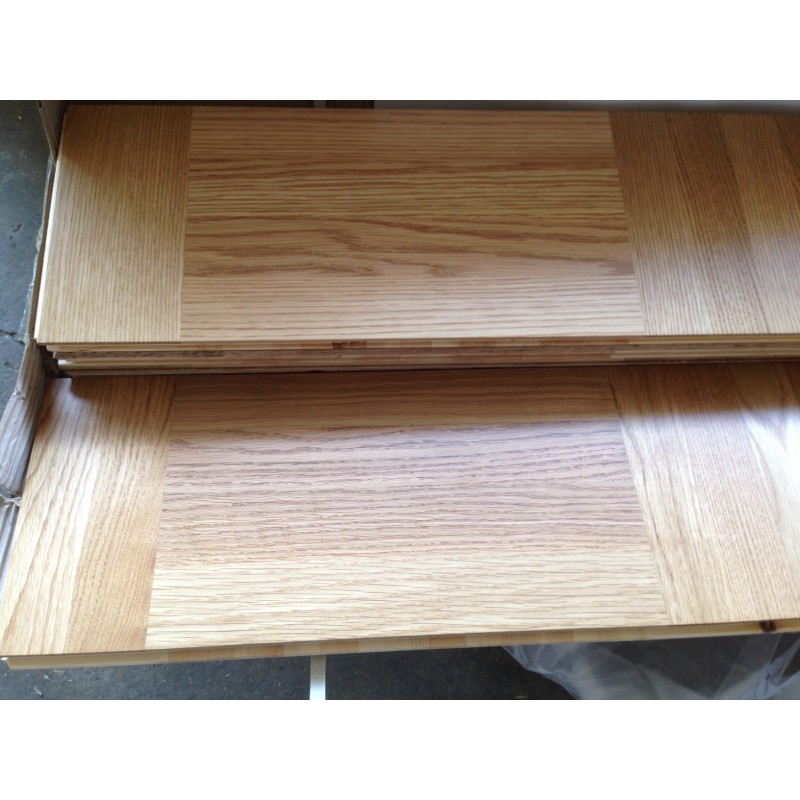 Lamel Eg 3 stav. Hollandsk Mønster. 4 stave på tværs. Gempen. Select. Dim. 22 x 196 x 2360 mm. Natur matlak.