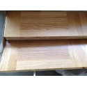 Lamel Eg 3 stav. Hollandsk Mønster. 4 stave på tværs. Gempen. Select. Dim. 22 x 196 x 2360 mm. Natur matlak.