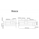 Lamel Eg Fletparket. Biasca. Natur. Dim. 22 x 200 x 3624 mm. Ubehandlet.