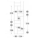 Lamel Eg Fletparket. Gstaad. Natur. Dim. 22 x 200 x 3616 mm. Ubehandlet.