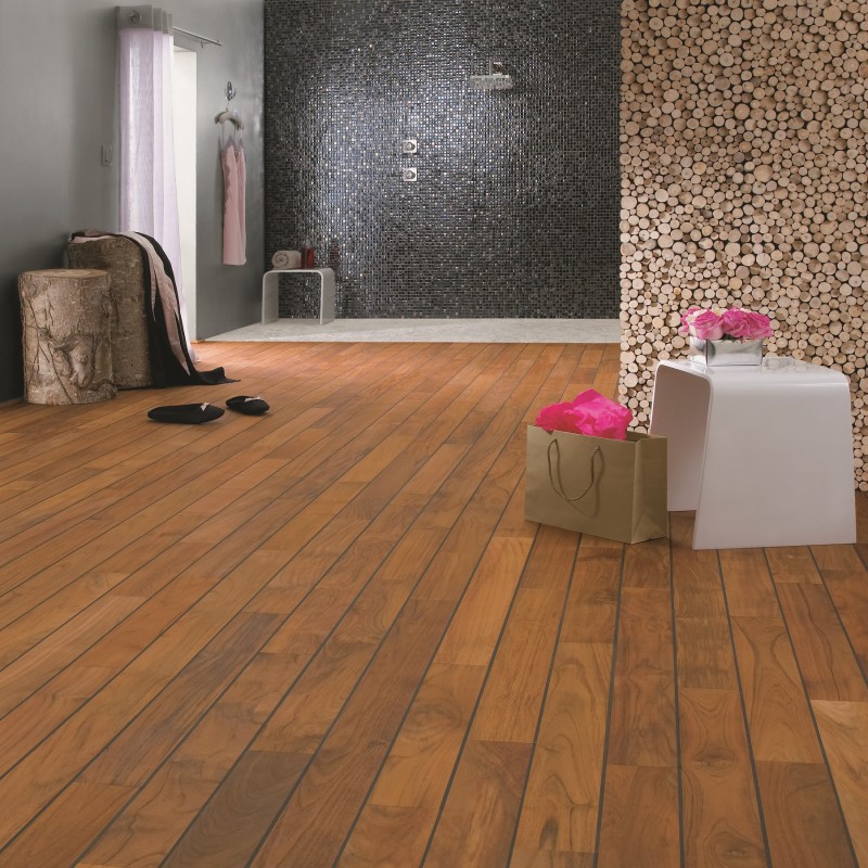 Lamel Teak. Navylam+. Dim. 15 mm x 130 x 400-1800 mm. Naturolieret.