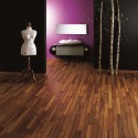 Massiv Iroko. Navylam+. Dim. 11 mm x 86 x 300-1200 mm. Naturolieret.