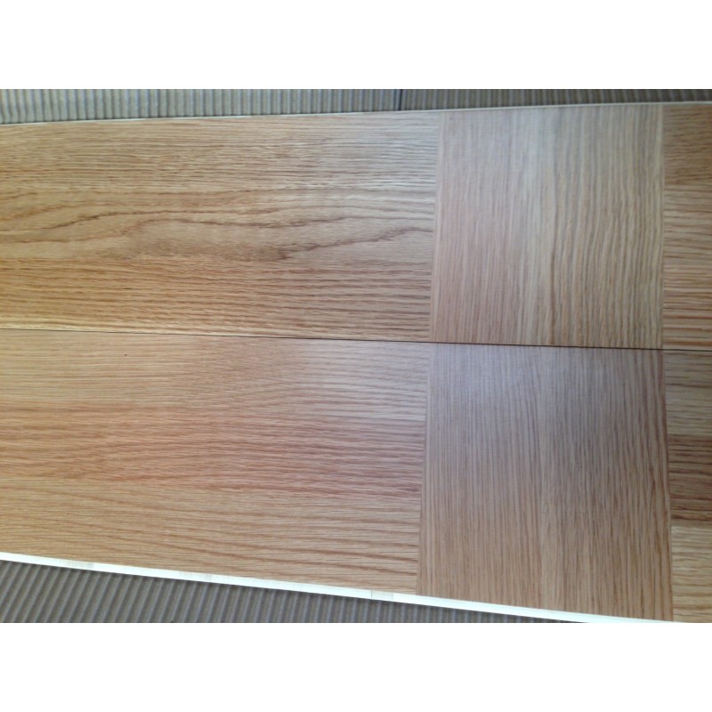 Lamel Eg 3 stav. Hollandsk Mønster. 2 stave på tværs. Ascona. Select. Dim. 22 x 166 x 3036 mm. Natur matlak.