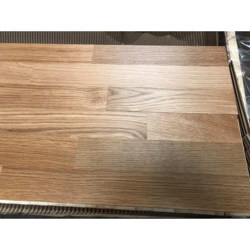 Lamel Eg 3 stav. Parketbrædder. Light Oberwil. Select. Dim. 22 x 204 x 2200 mm. Natur matlak.