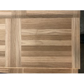 Lamel Eg 9 stav. Hollandsk Mønster. 3 stave på tværs. Light Reinach. Select. Dim. 22 x 200 x 2412 mm. Ubehandlet.