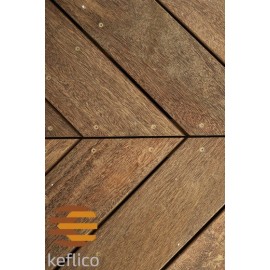 Massiv FSC Sucupira Terrasseplanker. Dim. 21 x 145  mm. Glat/Glat. Længde: 2150-6050 mm.