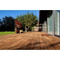 Massiv FSC Thermo Ask Terrasseplanker. Dim. 21 x 125 mm. Glat/Glat. Længde: 1800-3600 mm.