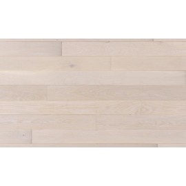 Massiv Eg Nordic White Plus Plank. Harmony. Dim. 20,5 mm x 140 x 600-2400 mm. Ultramat lakeret.