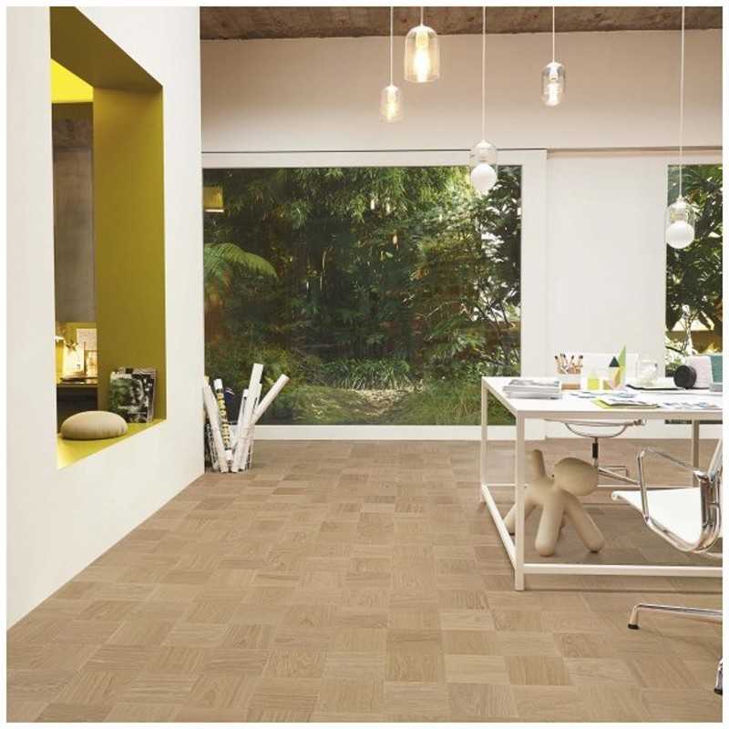 Noble. Eg Soho. Big Block. Fletparket (Hollandsk Mønster). Dim. 16 x 190 x 2280 mm. Børstet. Proteco Hardwax Oil.