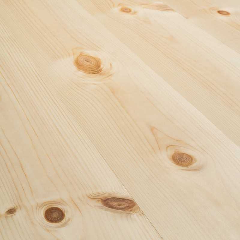 Massiv Fyr Planker. Natur. Skarp. Dim. 40 x 135 mm. Ubehandlet.