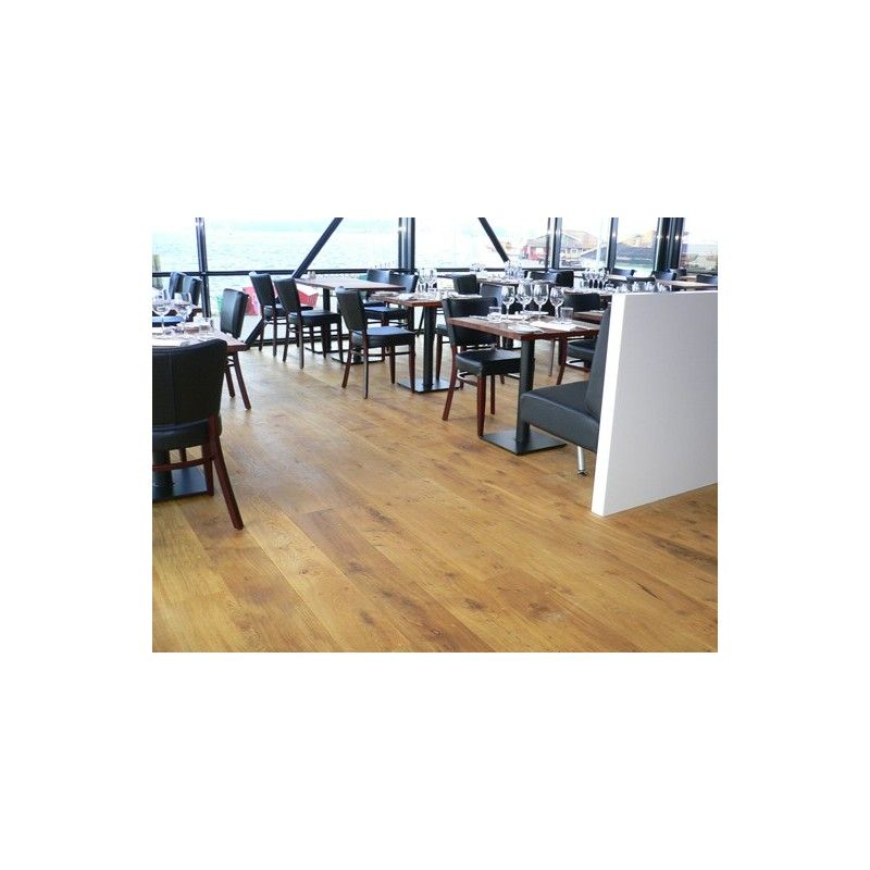 Dansk Eg Planker. Massiv. Natur. Dim. 30 x 180 mm. Ubehandlet.